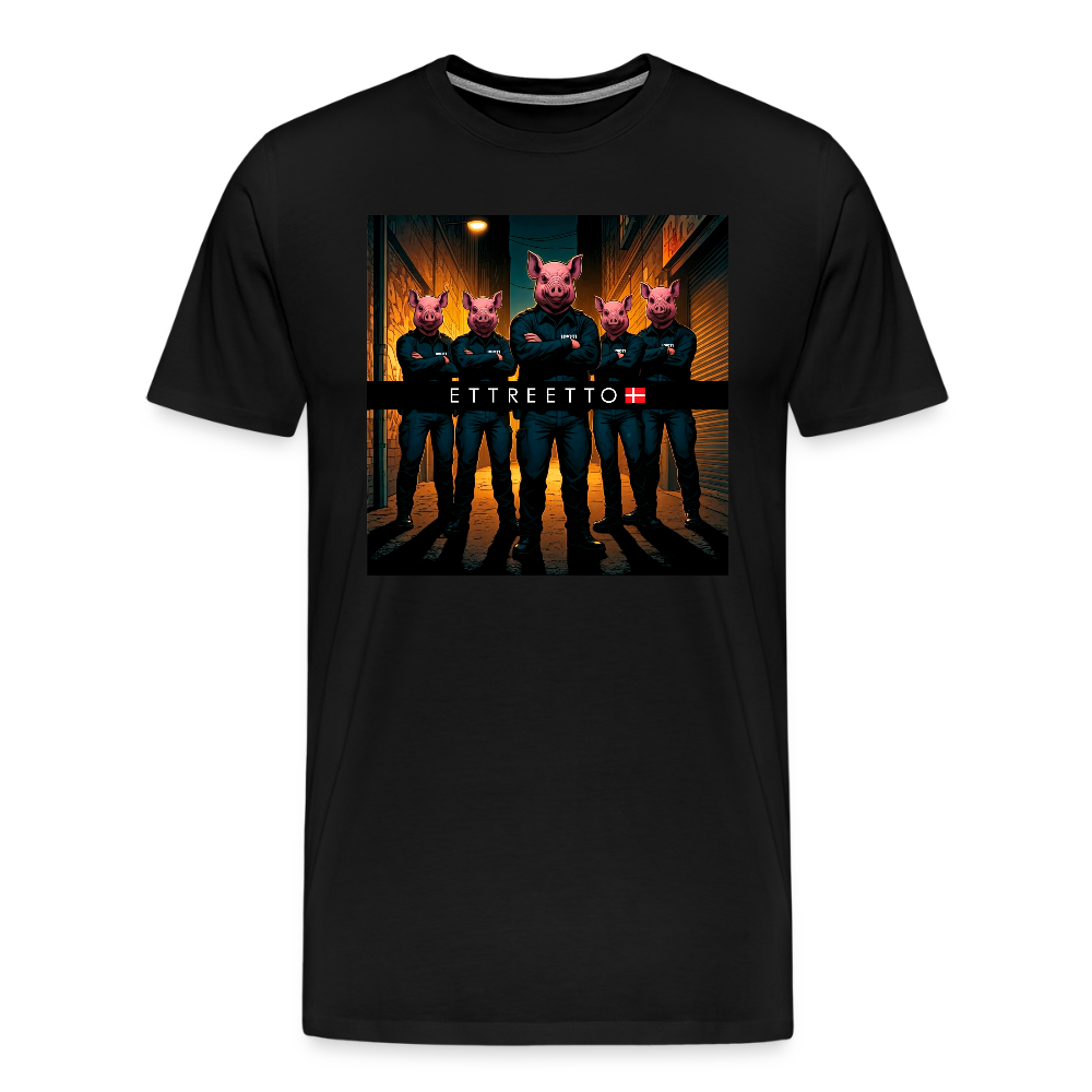 Premium T-Shirt "FTP" - sort