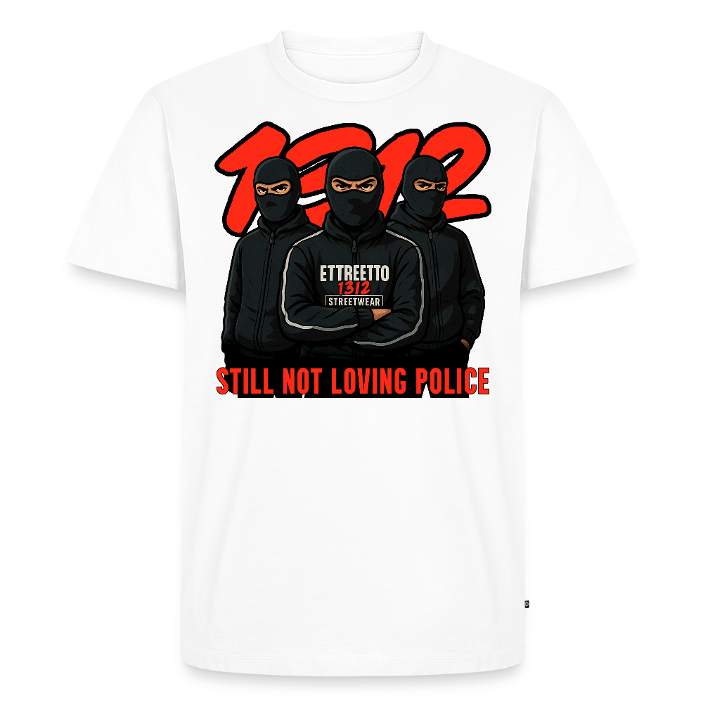 Premium T-Shirt "S.N.L.P" - hvid