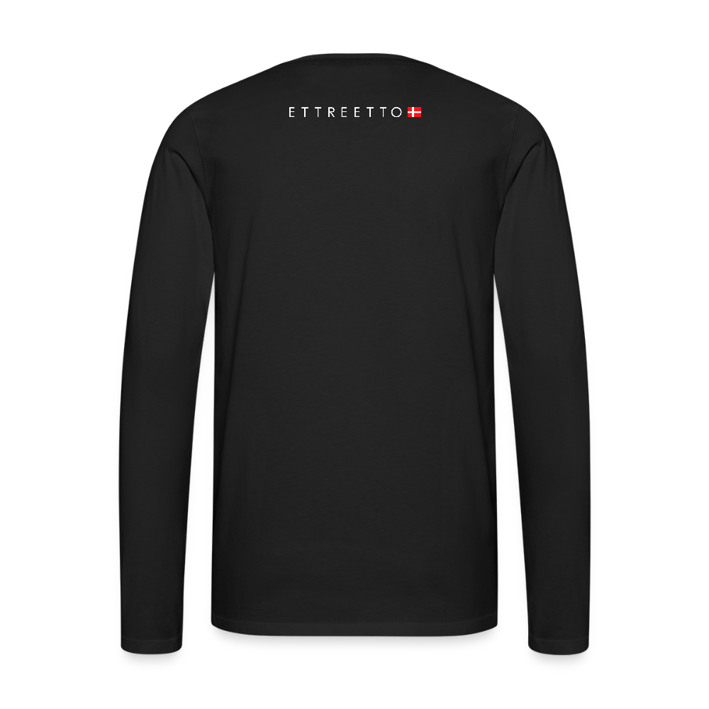 Langærmet T-Shirt - sort