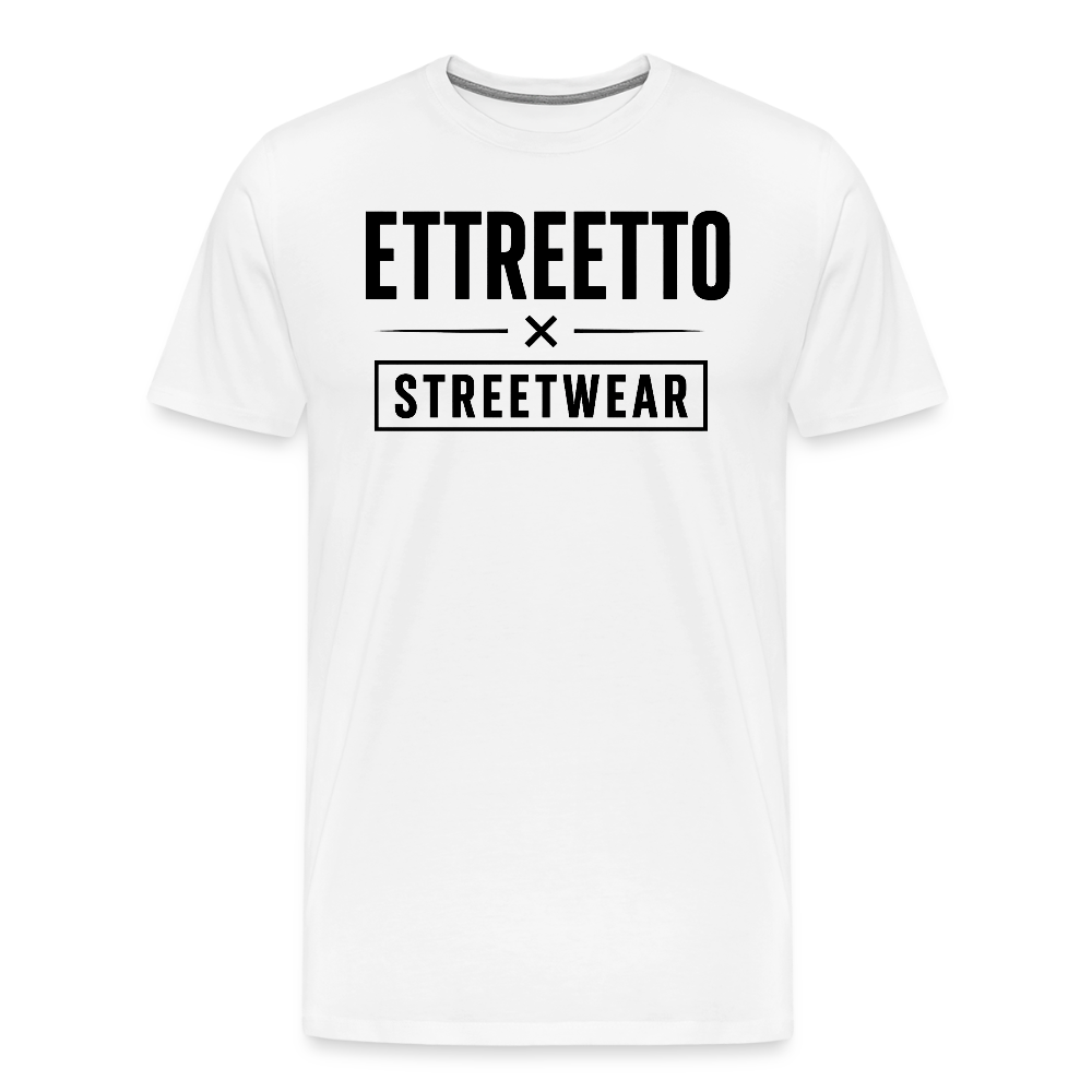 Premium T-Shirt "ET3ET2" - hvid