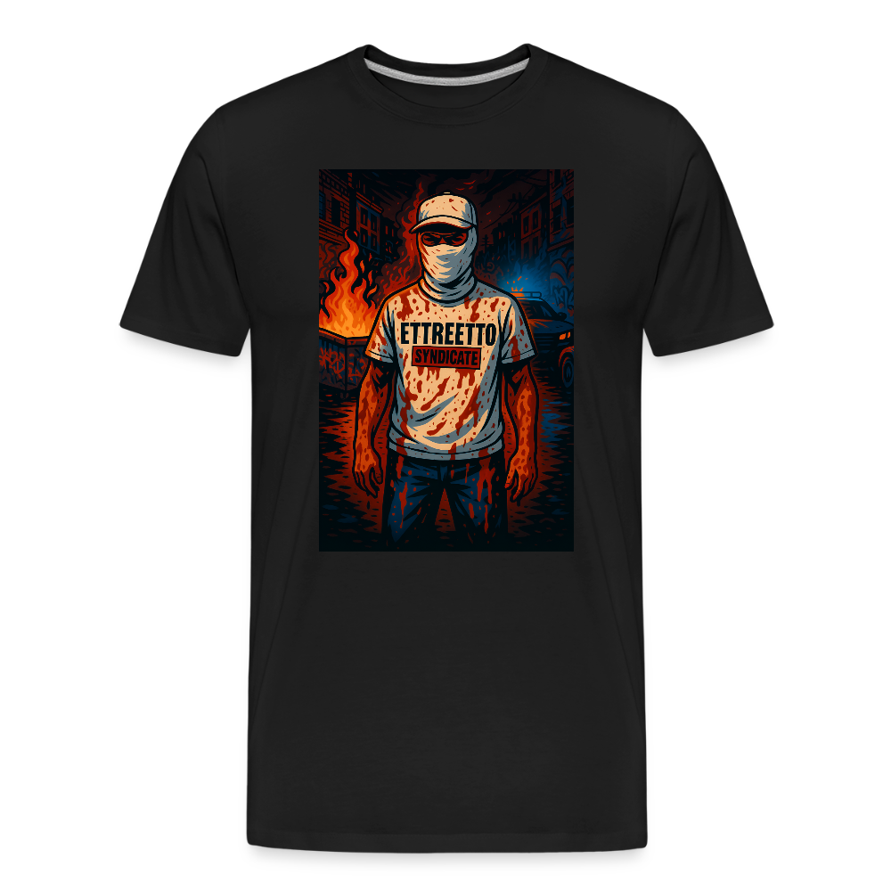Premium T-Shirt (Organic) "Chaos" - sort