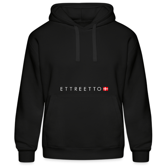 Relaxed Hoodie - sort