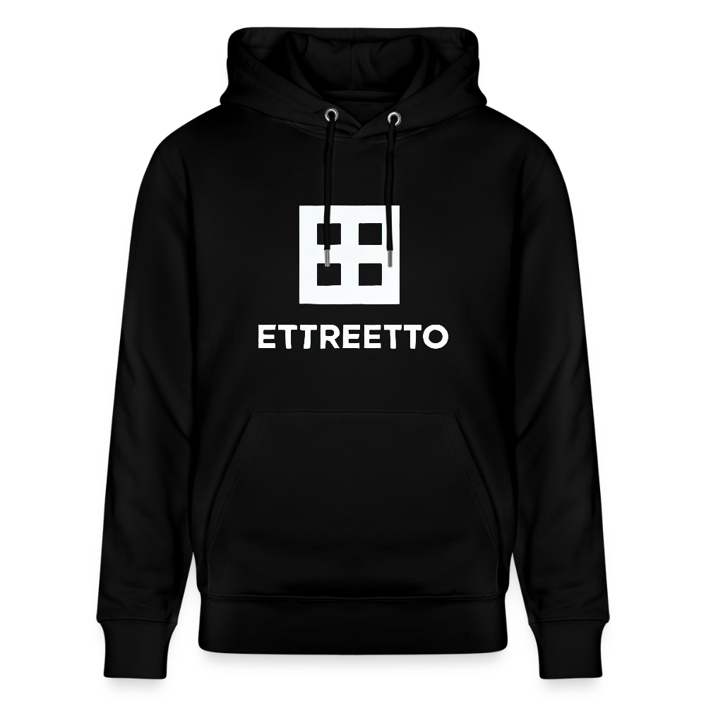Økologisk Hoodie - sort