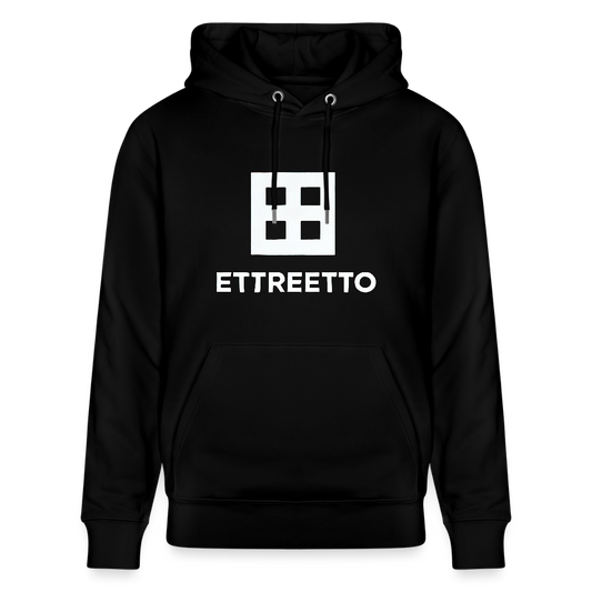 Økologisk Hoodie - sort
