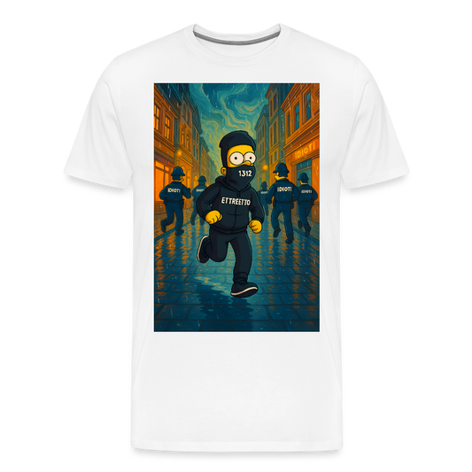Premium T-Shirt "Runner" - hvid