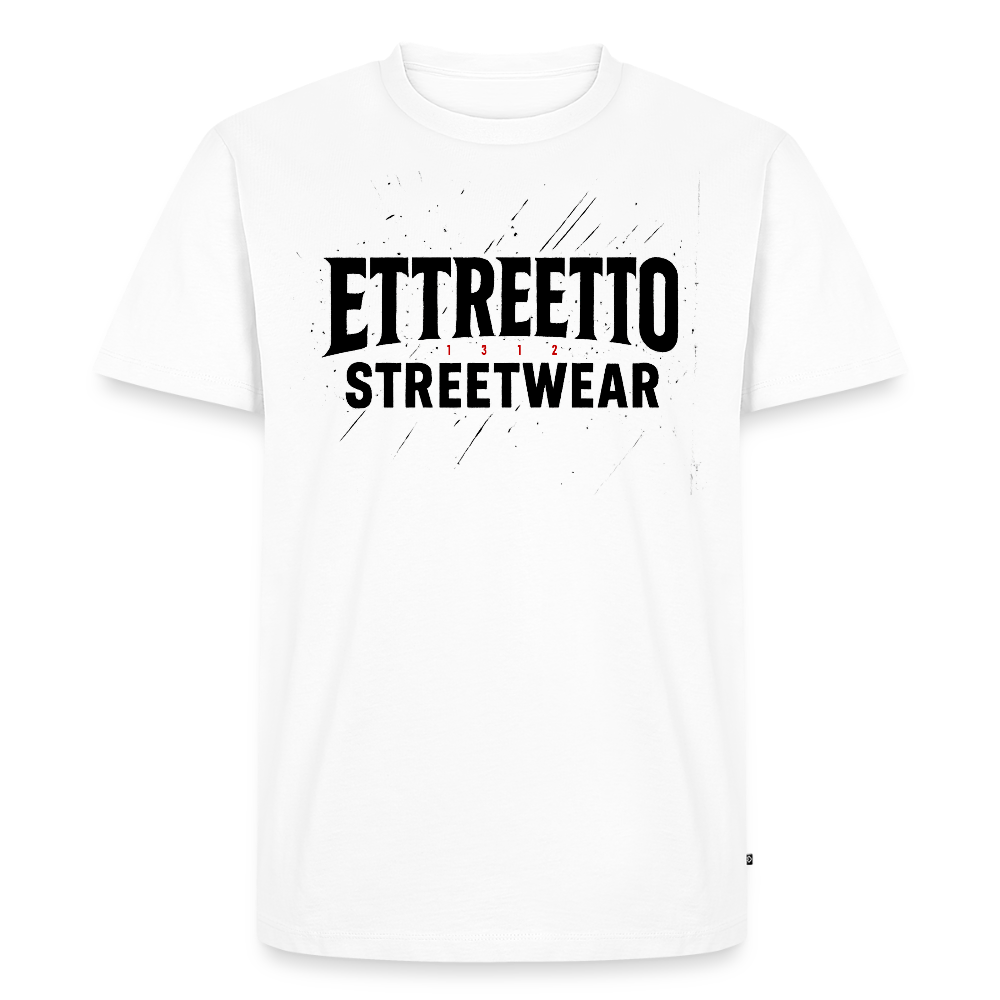 Premium T-Shirt "ETTREETTO 1312" - hvid