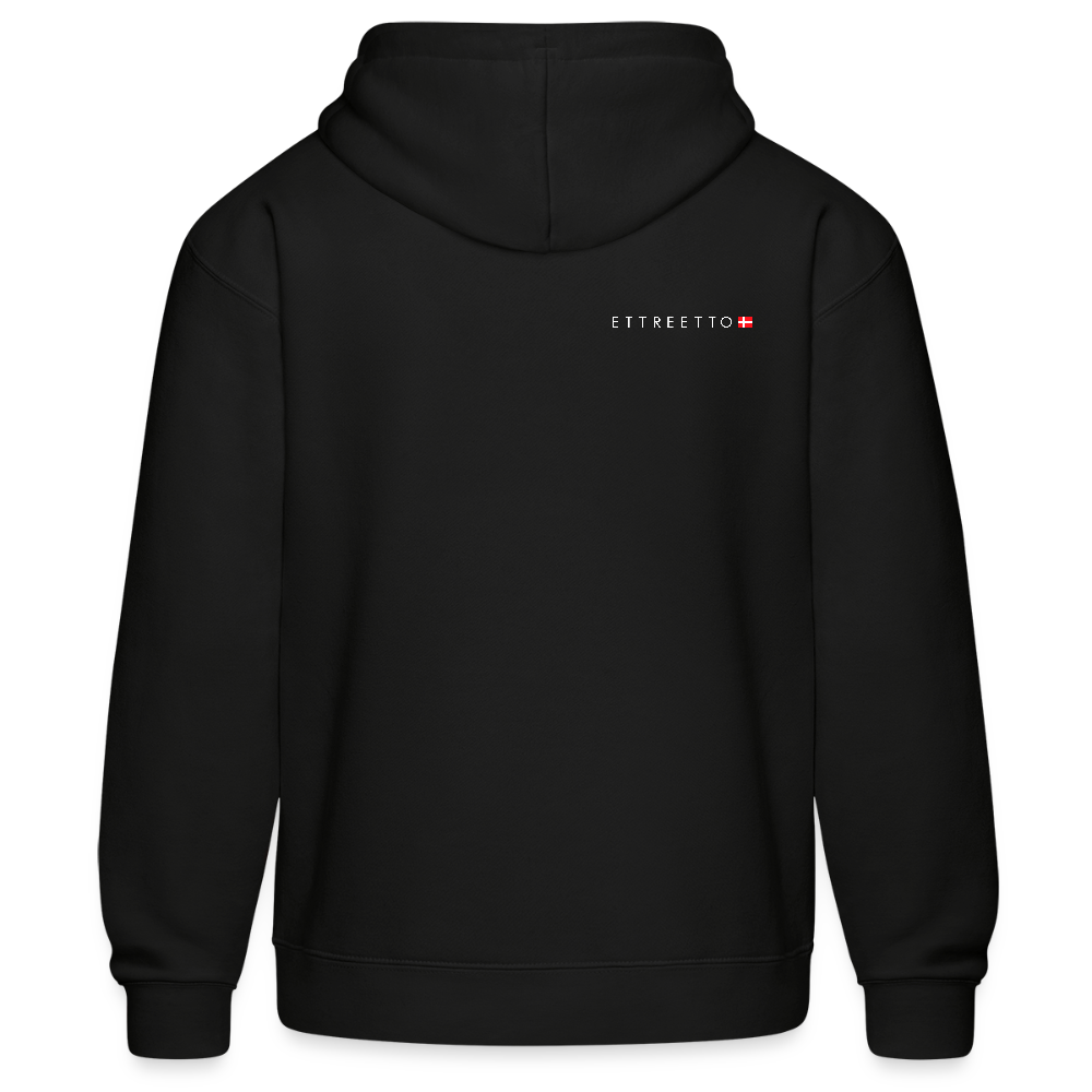 Relaxed Hoodie - sort
