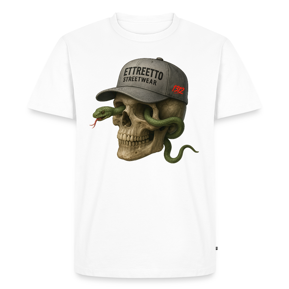 Premium T-Shirt "SNAKEEYES" - hvid