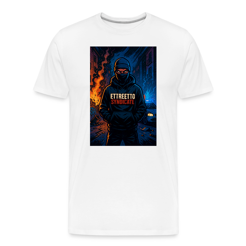 Premium T-Shirt (Organic) "Syndicate" - hvid