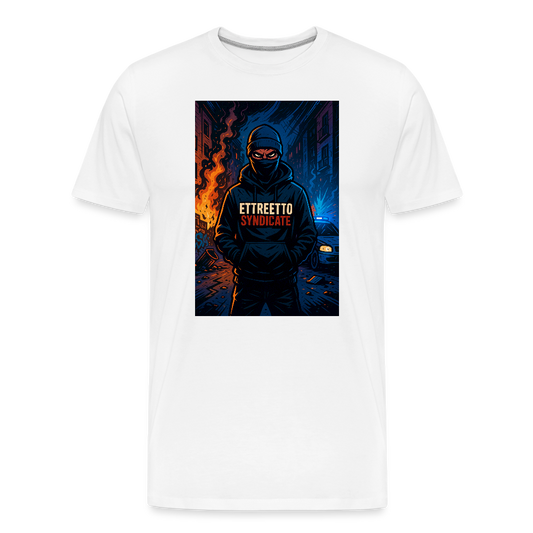 Premium T-Shirt (Organic) "Syndicate" - hvid