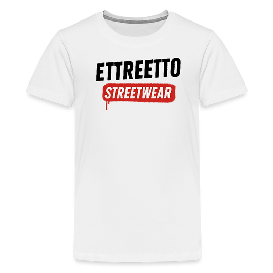 Prremium T-Shirt "Original" (Børn) - hvid