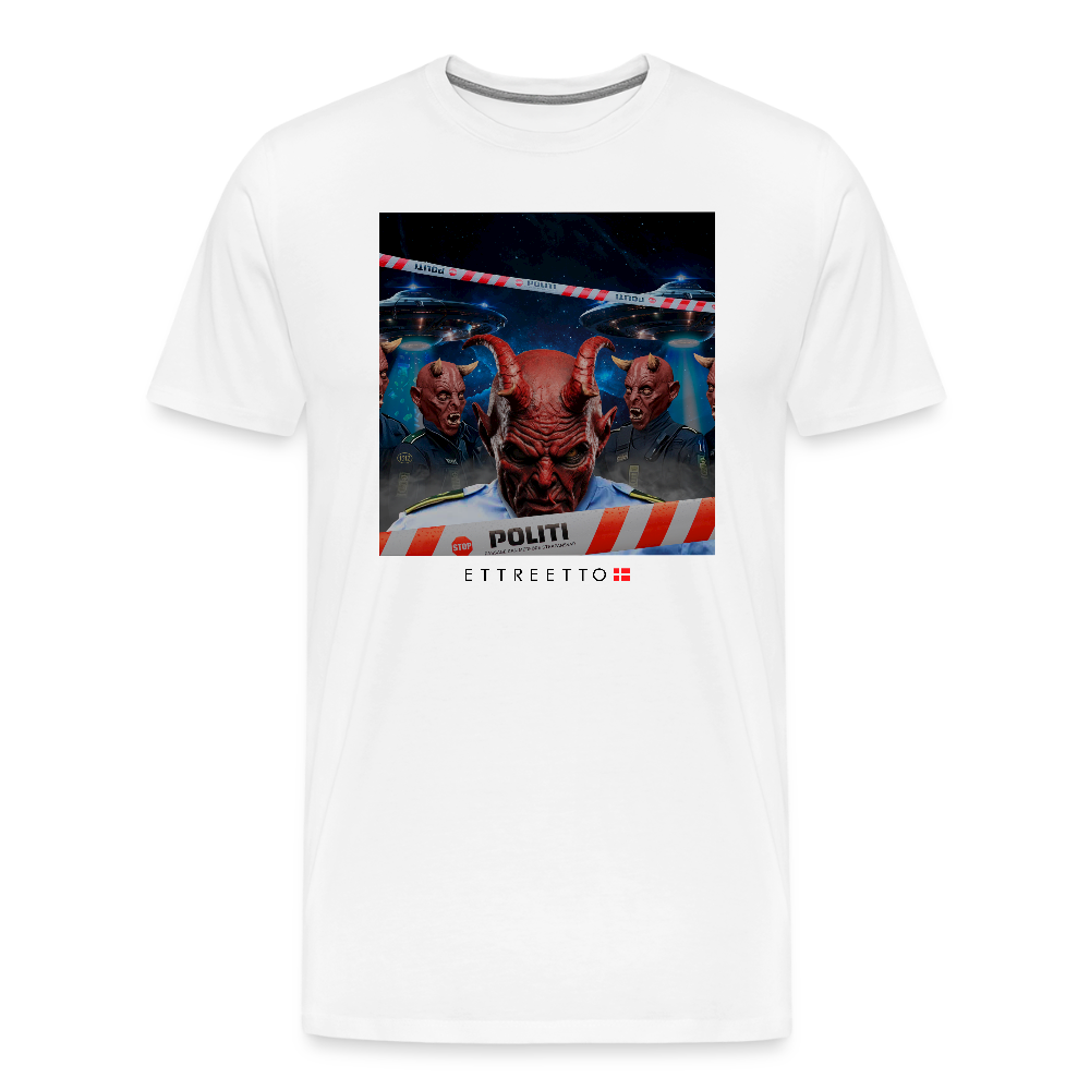 Premium T-Shirt "666" - hvid