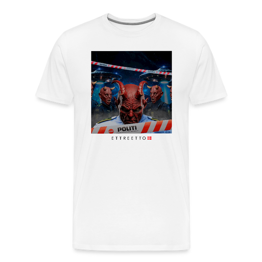Premium T-Shirt "666" - hvid