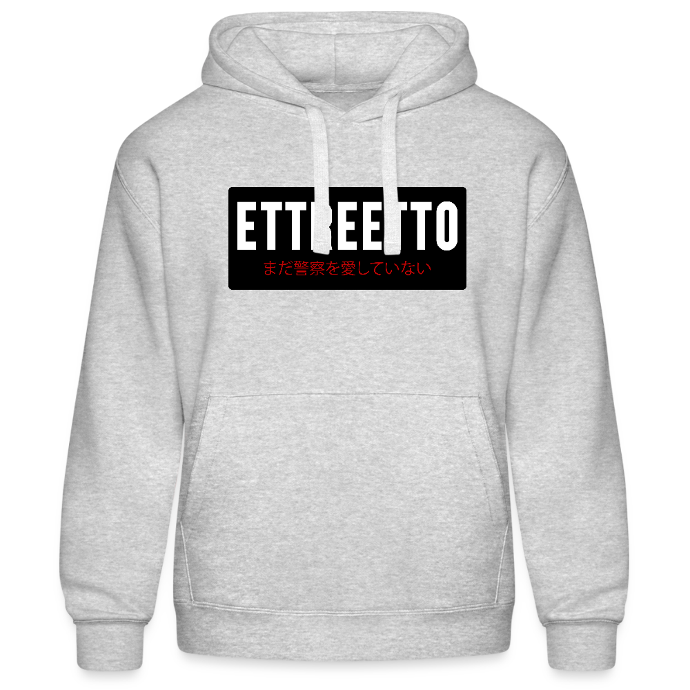 Hoodie - grå meleret