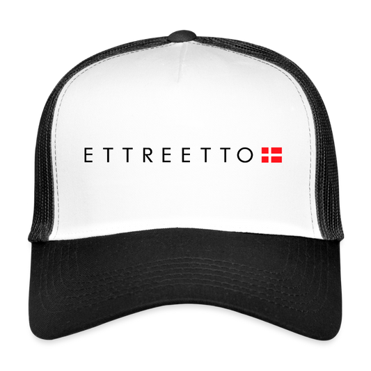 Trucker Cap - hvid/sort