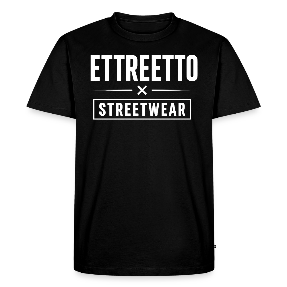 Premium T-Shirt "ET3ET2" - sort