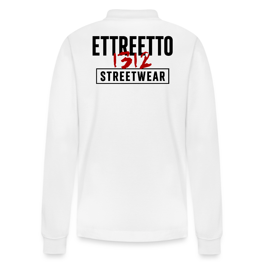 Langærmet Polo "ETTRE12" - hvid