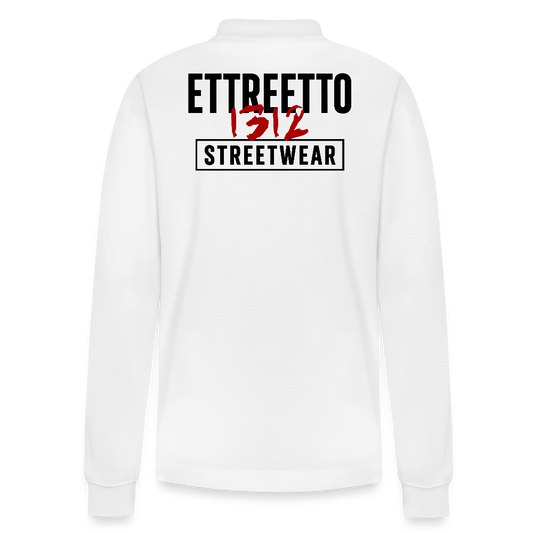 Langærmet Polo "ETTRE12" - hvid