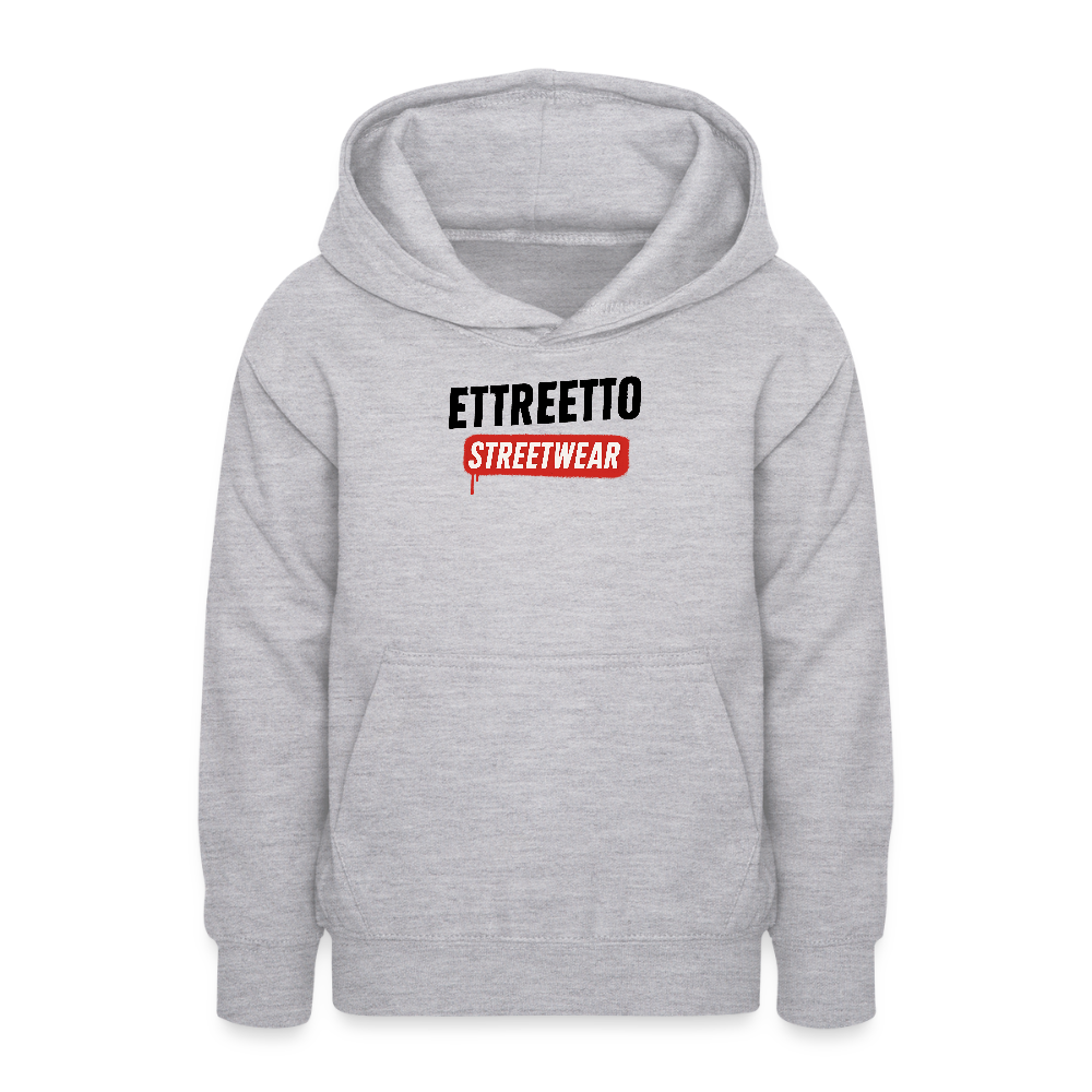 Hoodie "Original" (Børn) - lysegrå meleret