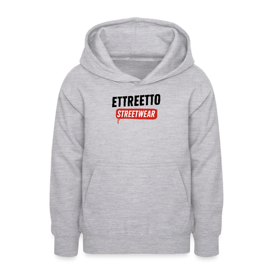 Hoodie "Original" (Børn) - lysegrå meleret