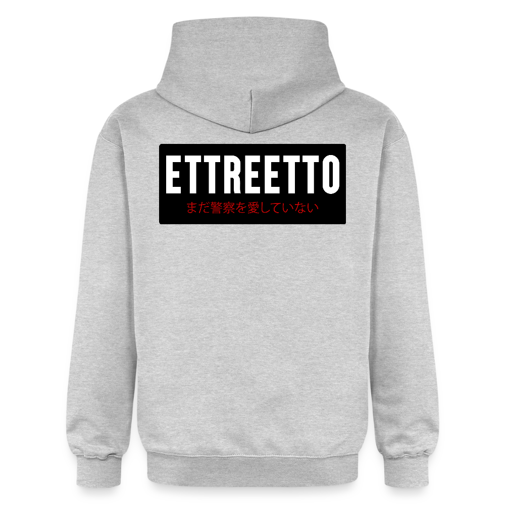 Heavy Hoodie "SDLTP" - lysegrå meleret