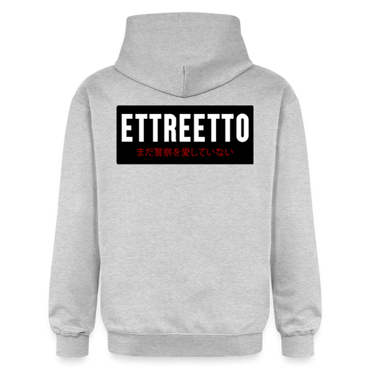 Heavy Hoodie "SDLTP" - lysegrå meleret