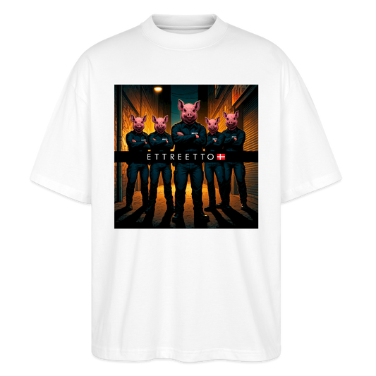 Oversize Tee "FTP" - hvid