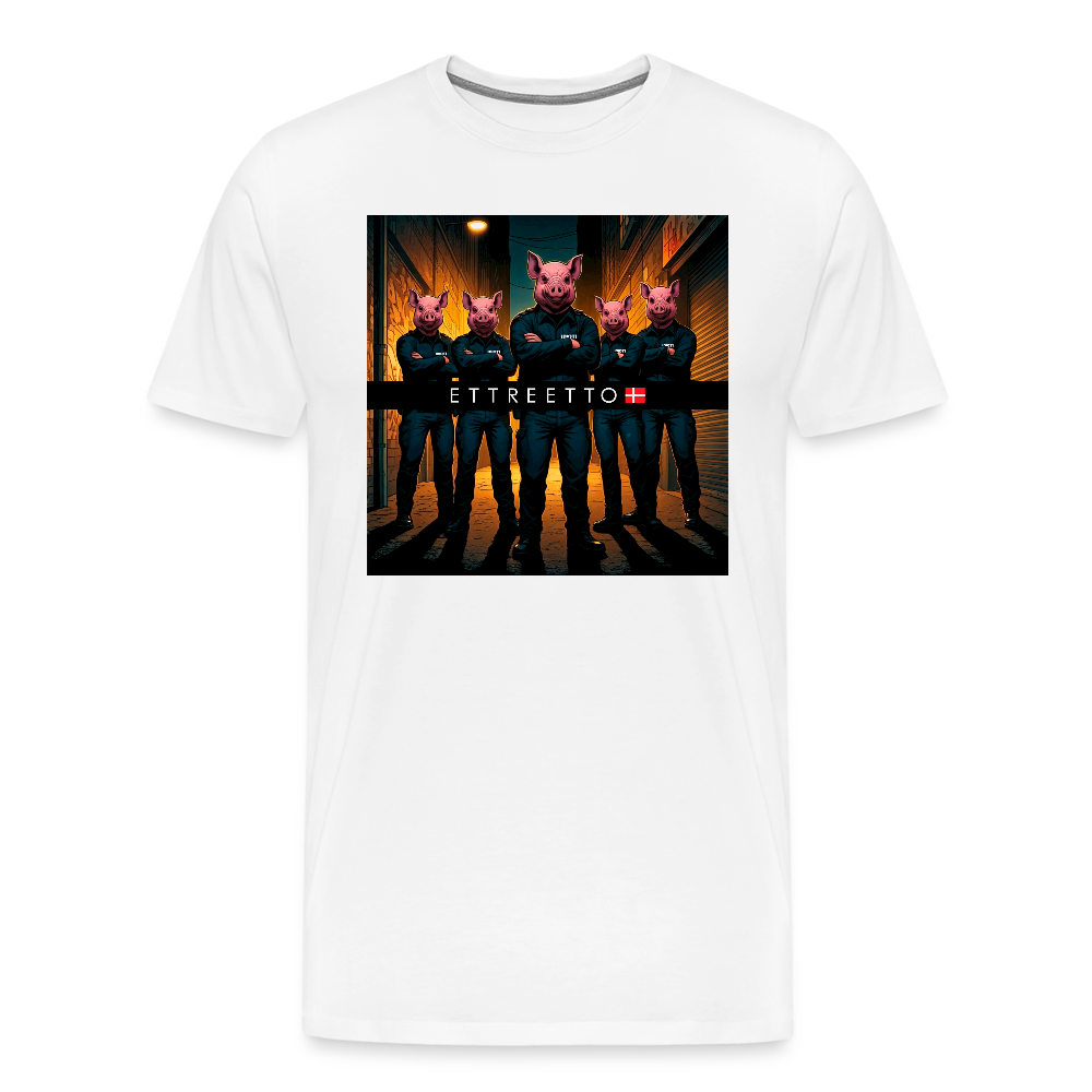 Premium T-Shirt "FTP" - hvid