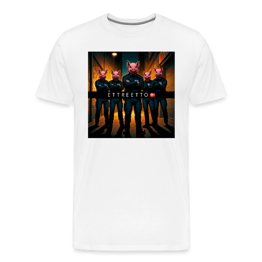 Premium T-Shirt "FTP" - hvid