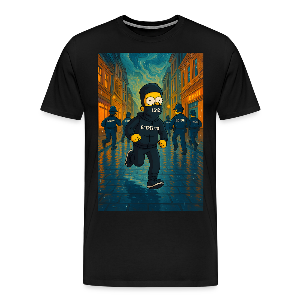 Premium T-Shirt "Runner" - sort