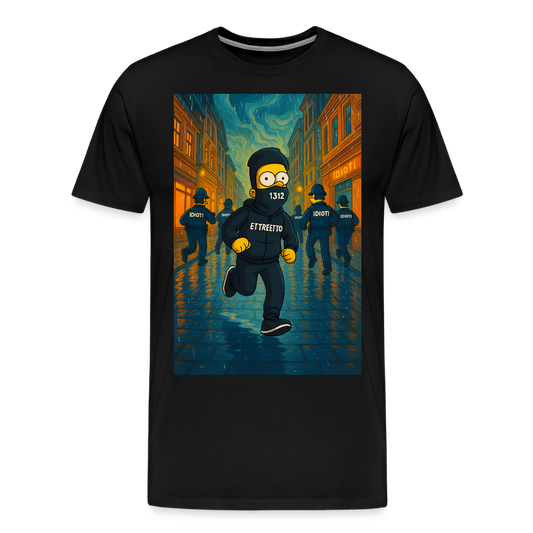 Premium T-Shirt "Runner" - sort