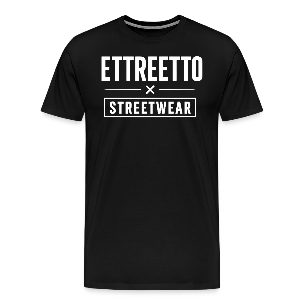 Premium T-Shirt "ET3ET2" - sort