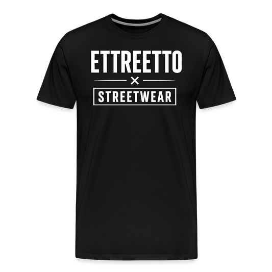 Premium T-Shirt "ET3ET2" - sort