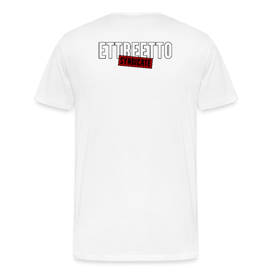 Premium T-Shirt (Organic) "Chaos" - hvid