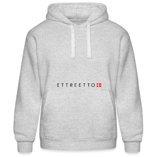 Relaxed Hoodie - grå meleret