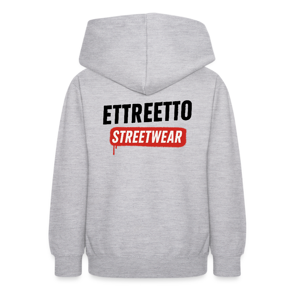 Hoodie "Original" (Børn) - lysegrå meleret