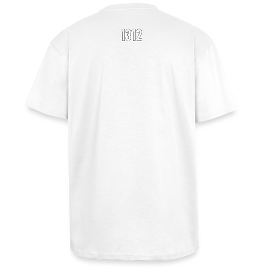 Oversize Tee "Syndicate" - hvid