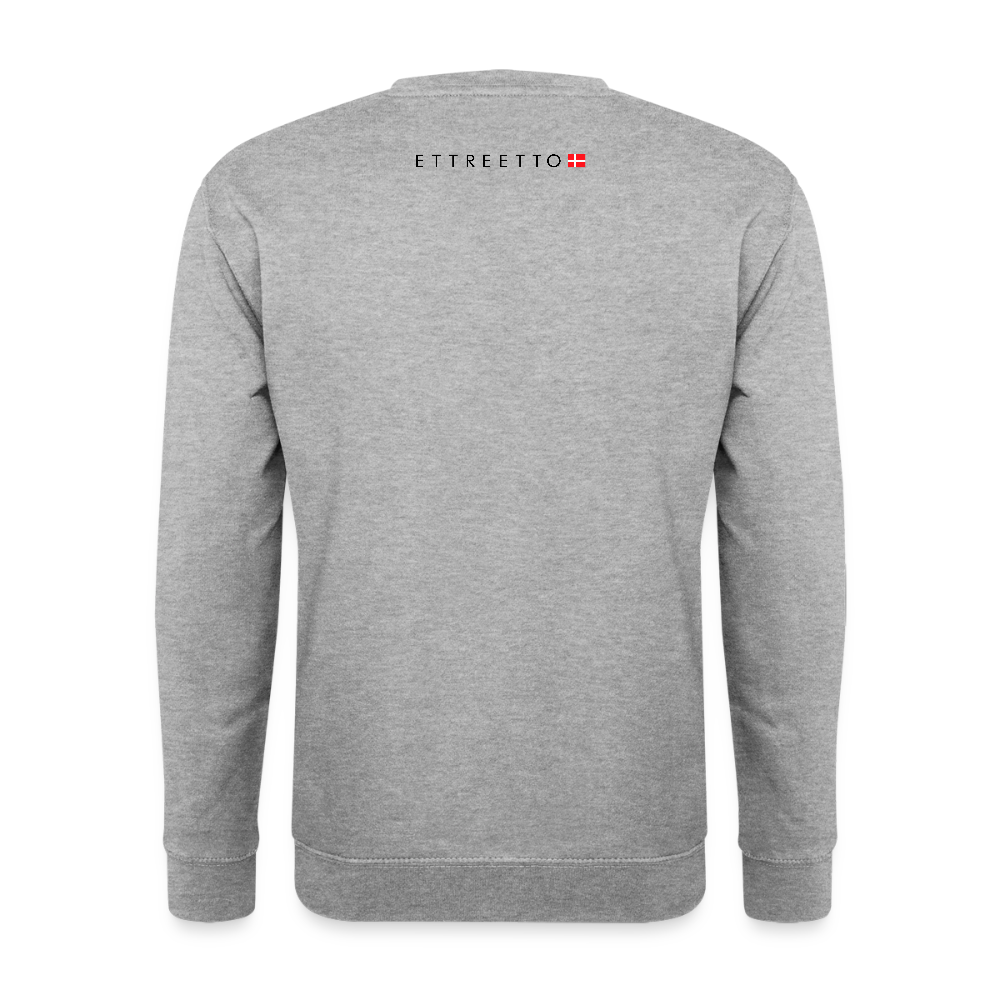 Unisex sweater - hvidgrå meleret
