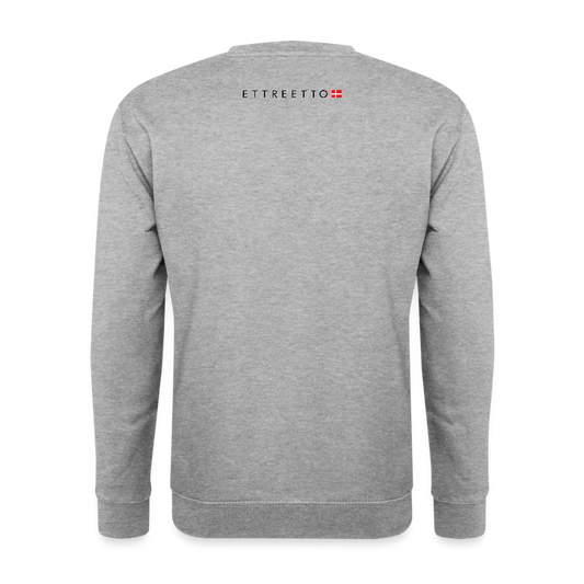 Unisex sweater - hvidgrå meleret