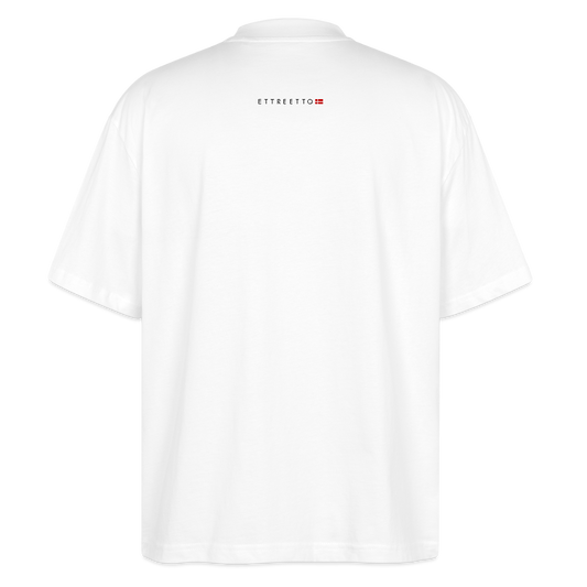 Oversize Tee "IDIOTI" - hvid