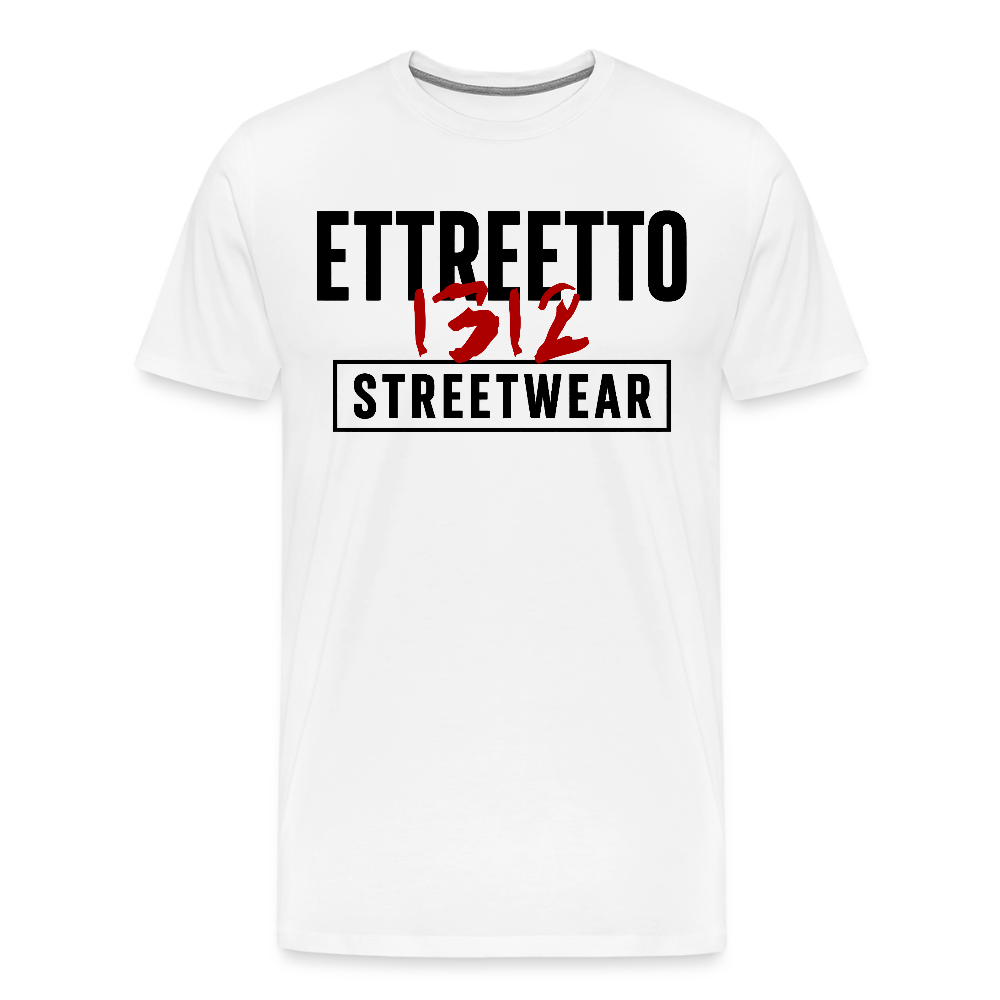 Premium T-Shirt "ETTRE12" - hvid