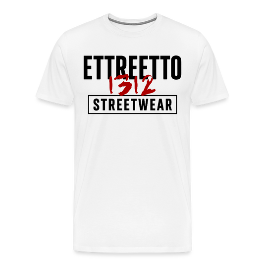 Premium T-Shirt "ETTRE12" - hvid