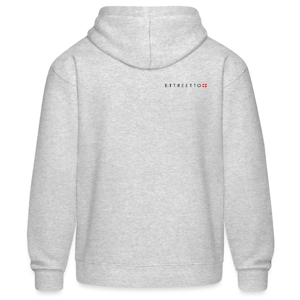 Relaxed Hoodie - grå meleret