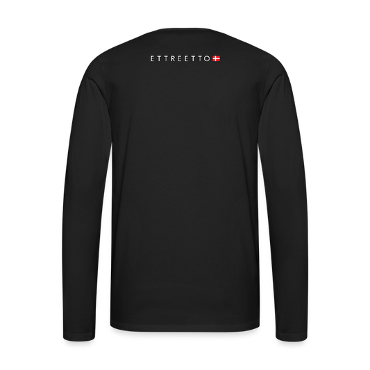 Langærmet T-Shirt - sort