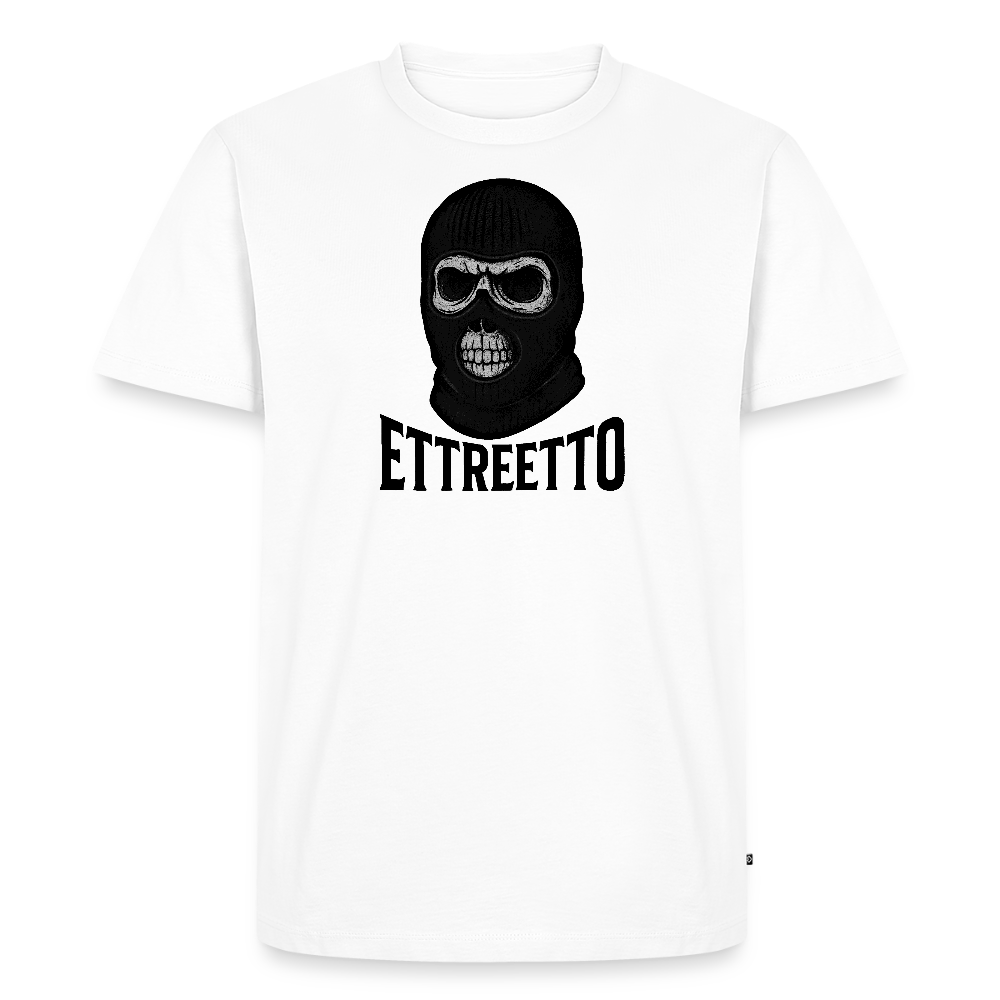 Premium T-Shirt "Skull" - hvid