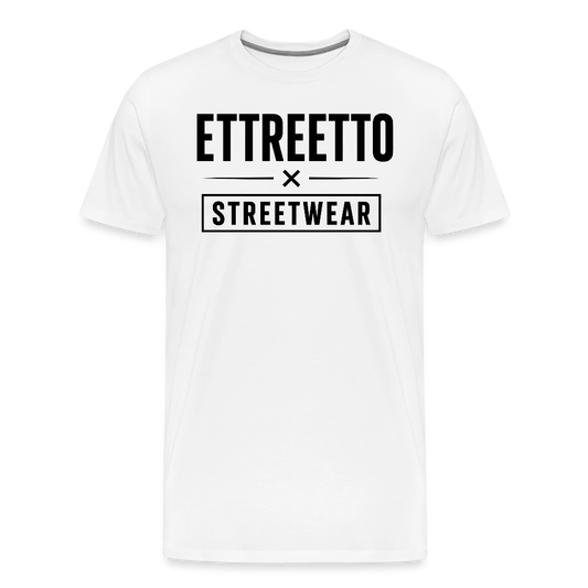 Premium T-Shirt "ET3ET2" - hvid