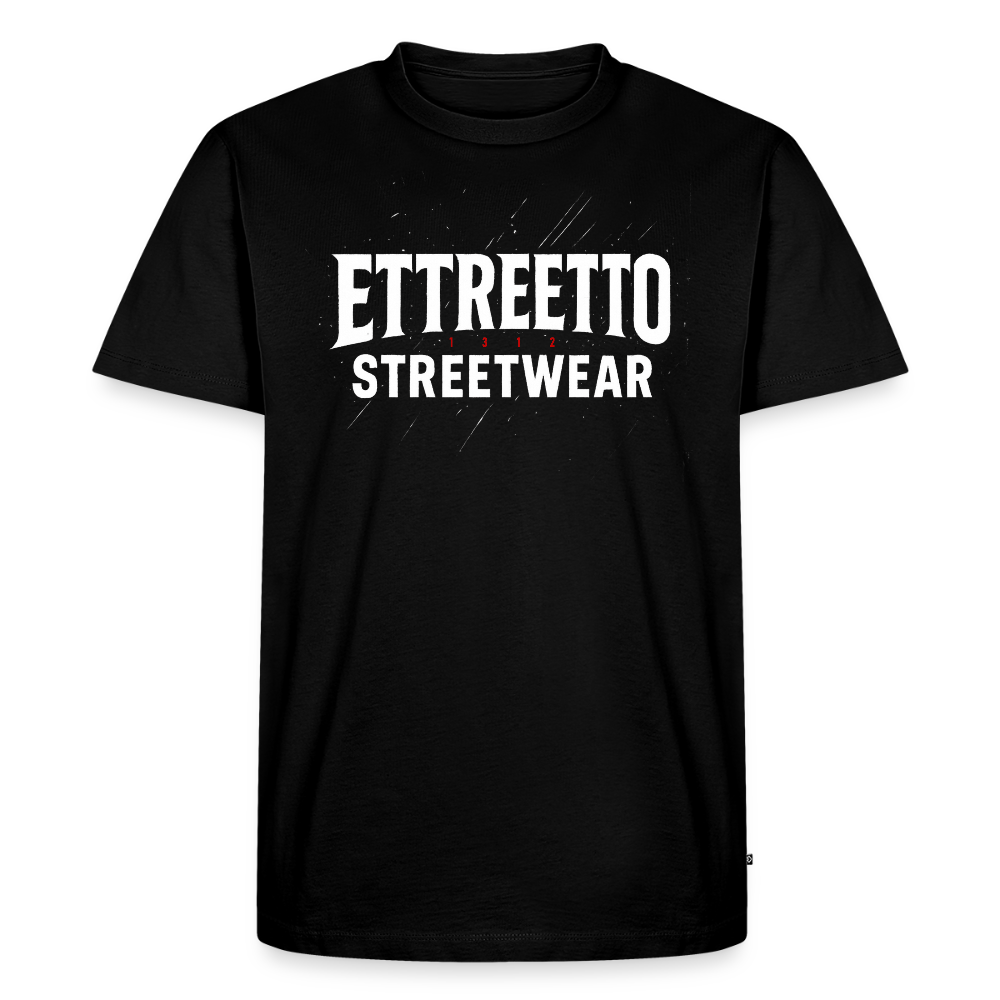 Premium T-Shirt "ETTREETTO 1312" - sort