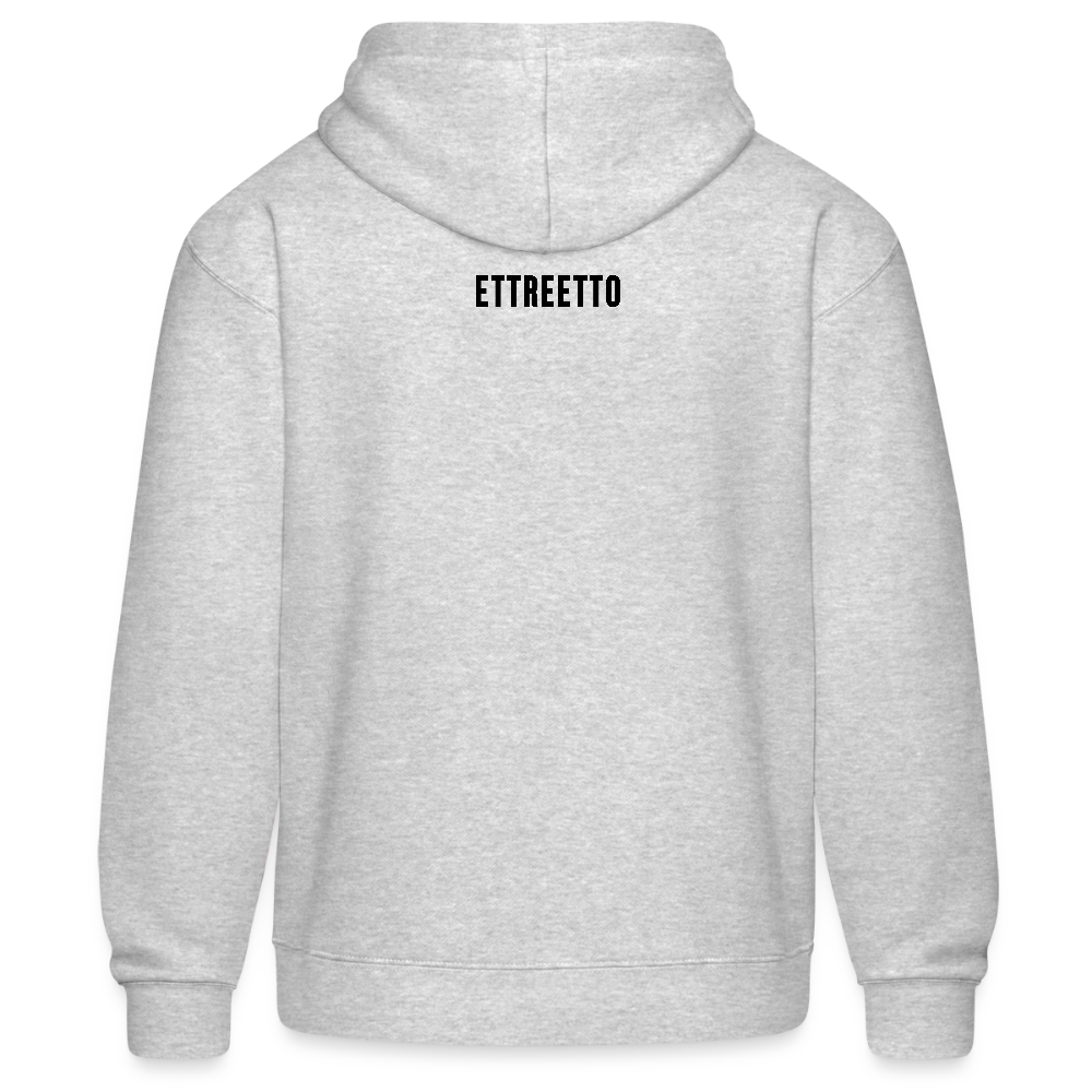 Hoodie - grå meleret