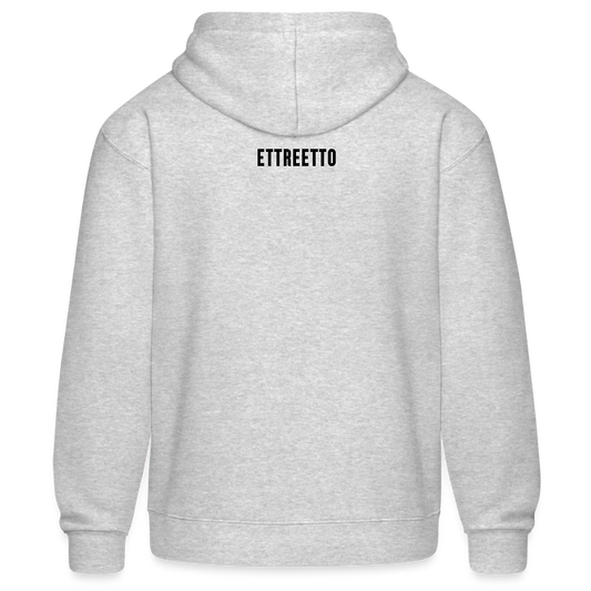 Hoodie - grå meleret