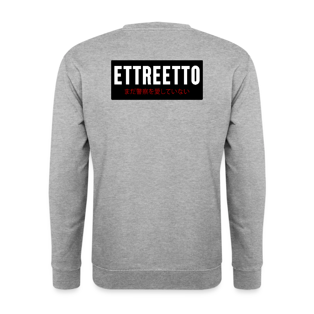 Basic Sweatshirt "SDLTP" - hvidgrå meleret